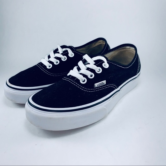 vans authentic black size 4